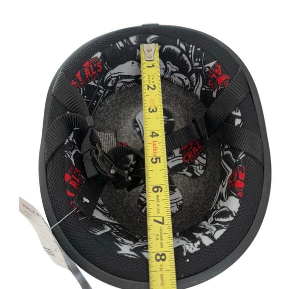 Crazy Al's DOT motorcycle helmet NEW - Picture 7 of 16